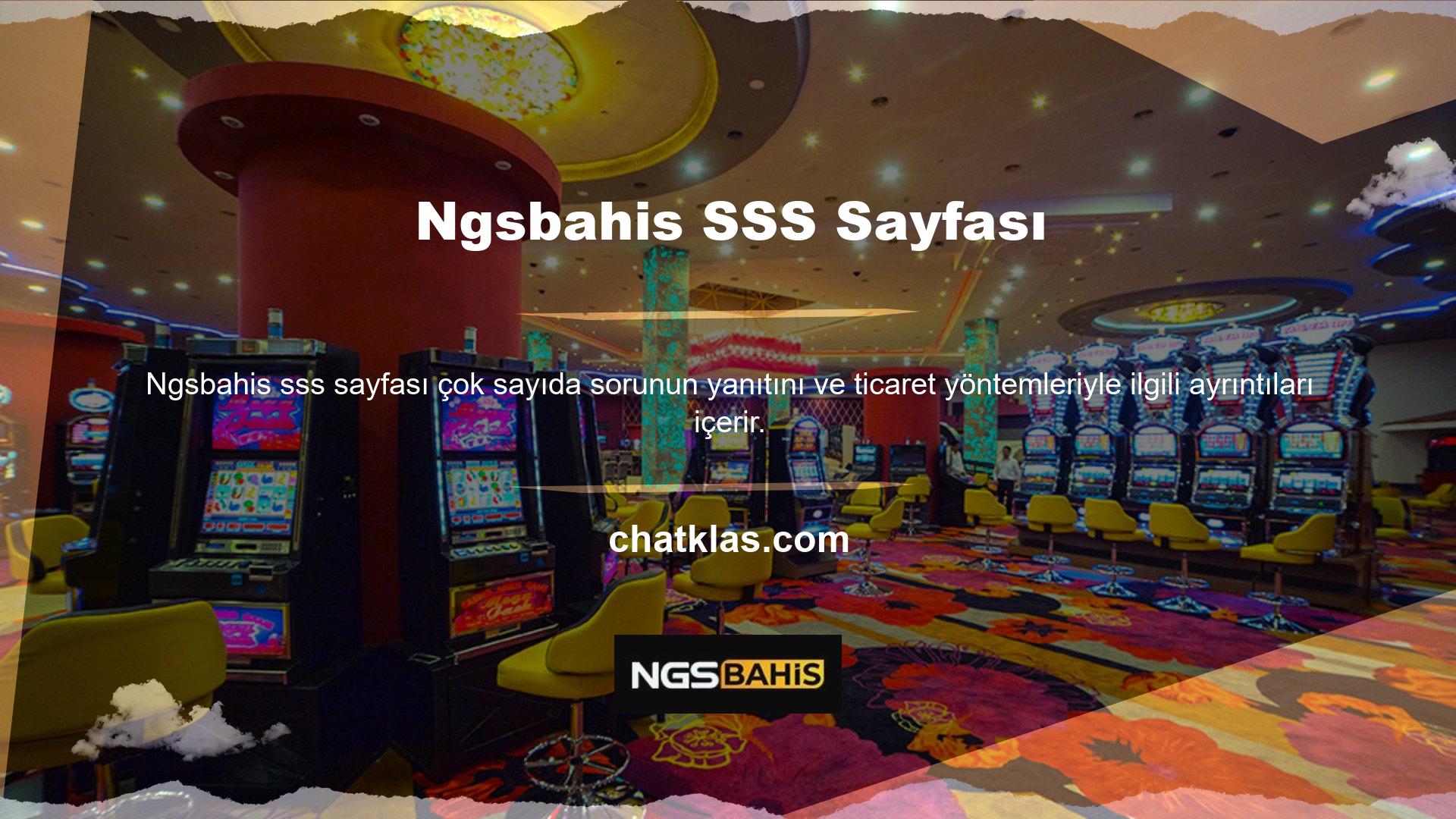 Ngsbahis, çevrimiçi casino pazarında, üyelerinin çıkarlarını ön planda tutan ve bilgilerinin tüm kullanıcılara ulaşmasını sağlayan güvenilir bir casino sitesidir