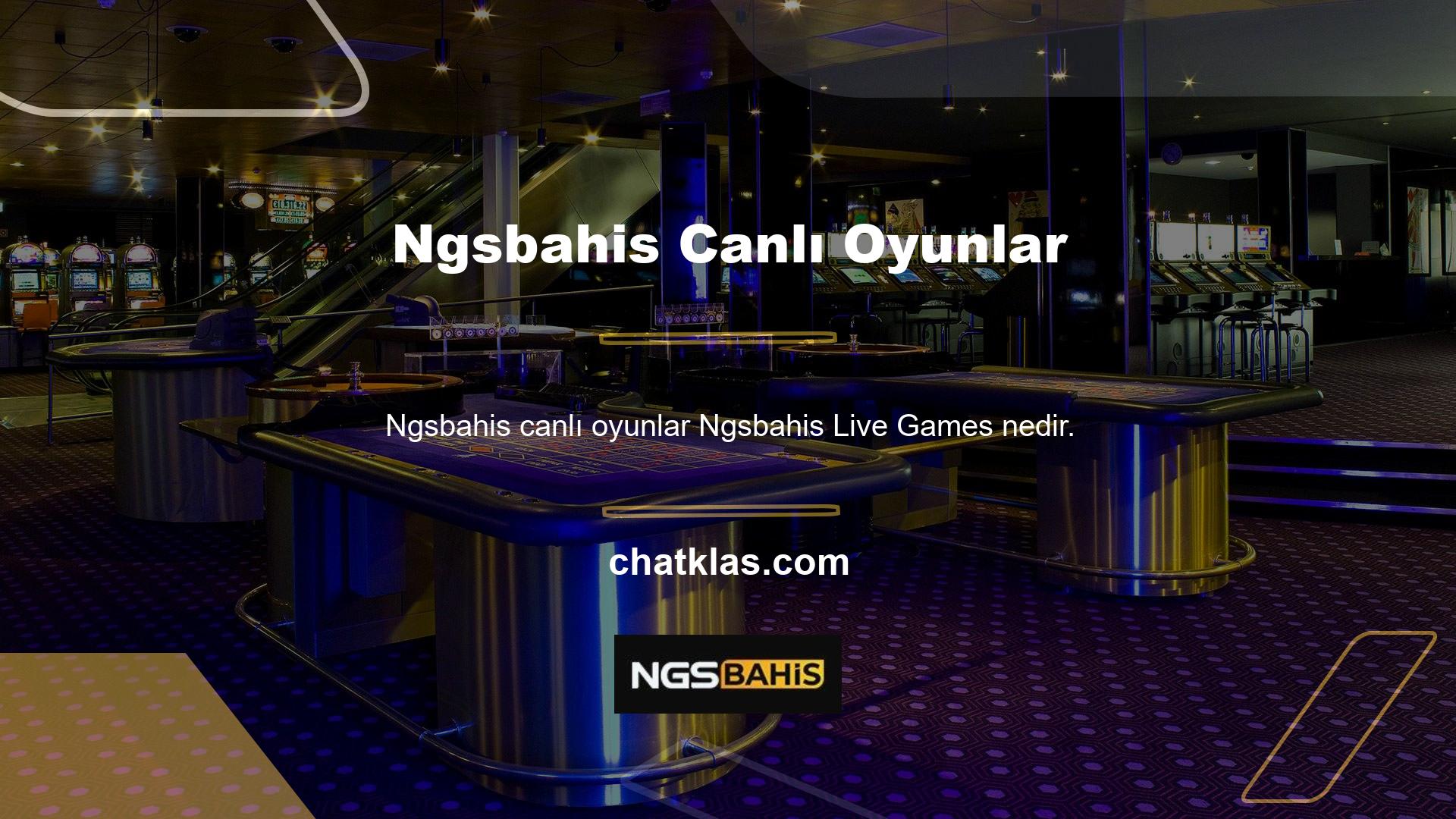 Üye olarak, çoğu bahis sitesinde ünlü Ngsbahis Live oyunlarının tadını çıkarabilirsiniz
